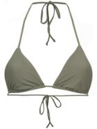 Matteau String Triangle Bikini Top - Green