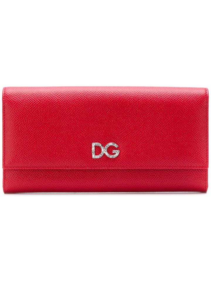 Dolce & Gabbana Logo Continental Wallet - Red