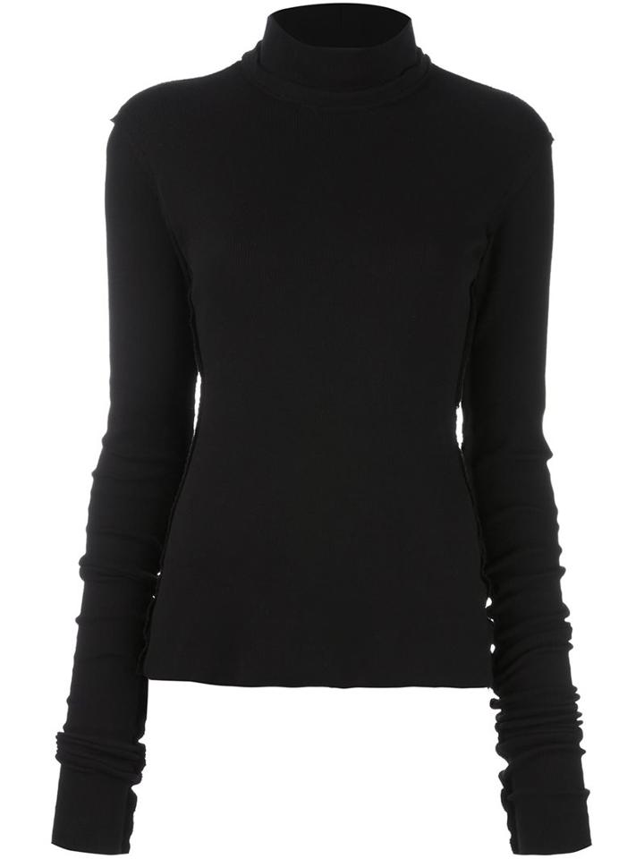 Damir Doma 'terno' Jumper, Women's, Size: Large, Black, Cotton/spandex/elastane
