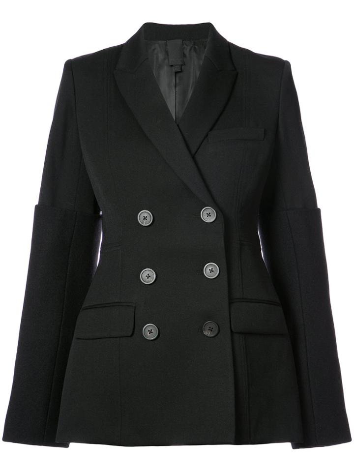 Vera Wang Double-breasted Blazer - Black