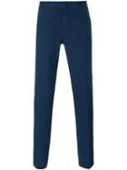 Incotex Classic Chinos, Men's, Size: 46, Blue, Cotton/spandex/elastane