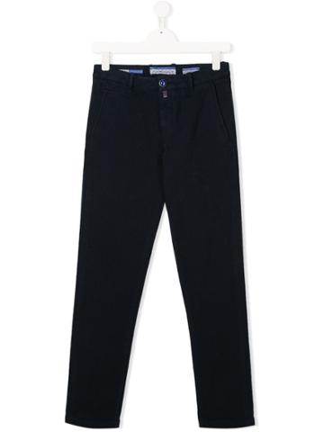 Jacob Cohen Junior Teen Bobby Slim-fit Chinos - Blue