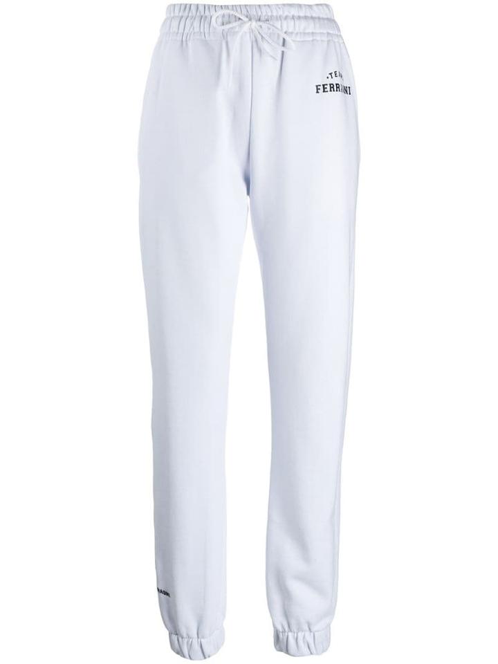 Chiara Ferragni Winking Eye Track Trousers - White