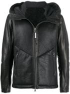 Isaac Sellam Experience Staple Detail Hooded Jacket - Black