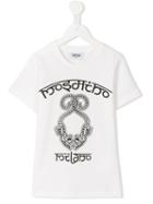 Moschino Kids Printed T-shirt, Boy's, Size: 12 Yrs, White