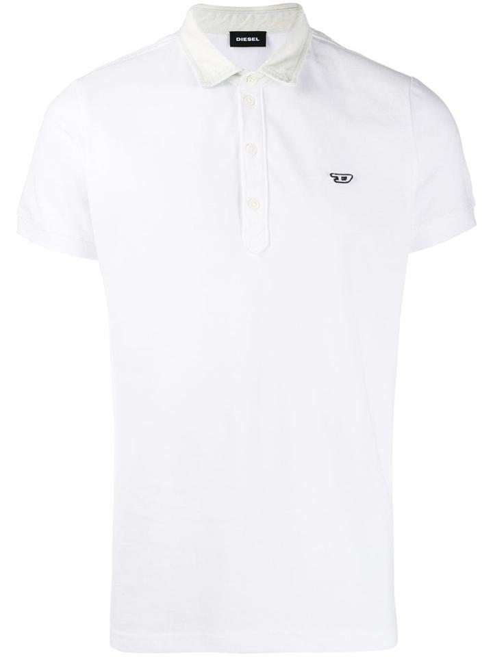 Diesel T-miles-new Polo Shirt - White