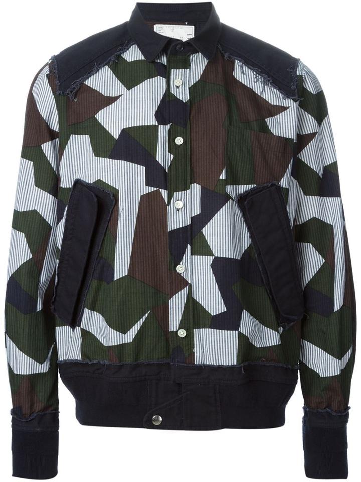 Sacai Mixed Print Jacket