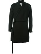Damir Doma 'chopino' Coat, Men's, Size: Small, Black, Polyamide/virgin Wool