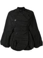 Simone Rocha Oversized Double Breasted Jacket - Black