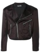 Stephen Sprouse Vintage Cropped Biker Jacket, Men's, Size: Medium