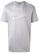Lanvin - Censored Logo T-shirt - Men - Cotton - L, Grey, Cotton