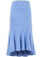 Ginger & Smart Asymmetric Ruffled Skirt - Blue