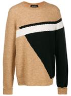 Neil Barrett Geometric-print Jumper - Brown