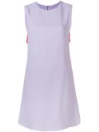 Emporio Armani Sleeveless Shift Dress - Purple