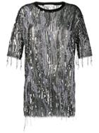 Amen Sequin Embellished T-shirt - Black