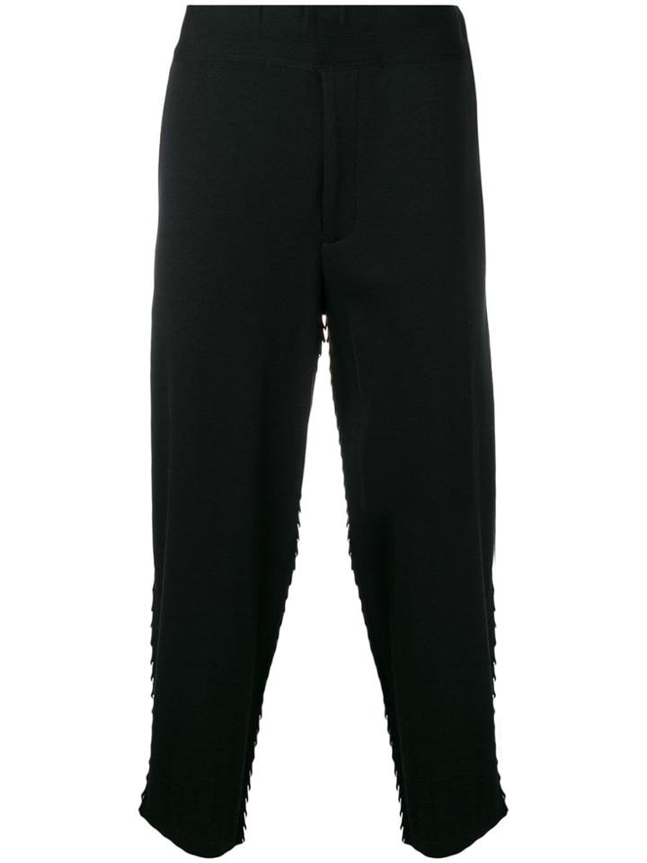 Issey Miyake Men Tapered Track Pants - Black