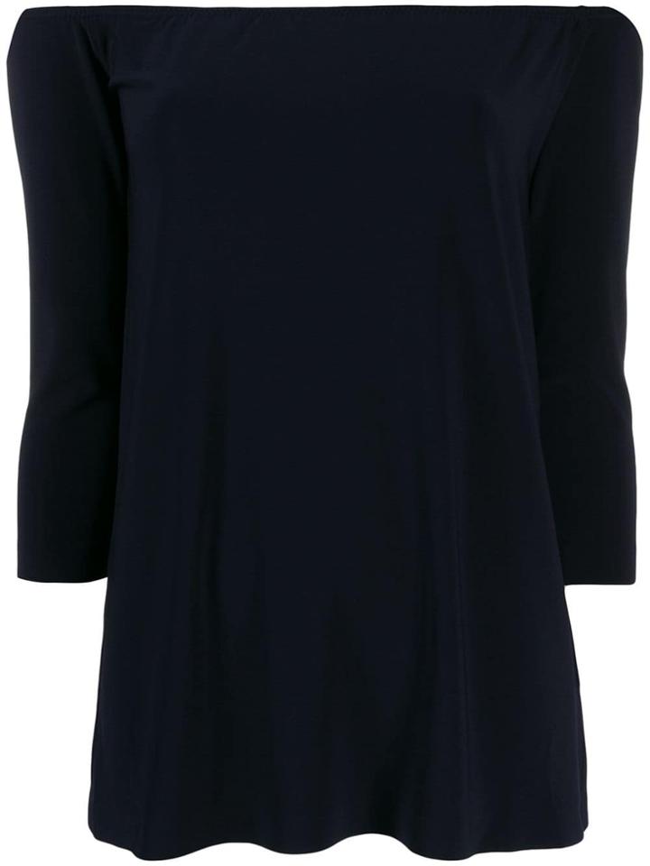 Norma Kamali Off-the-shoulder Blouse - Blue