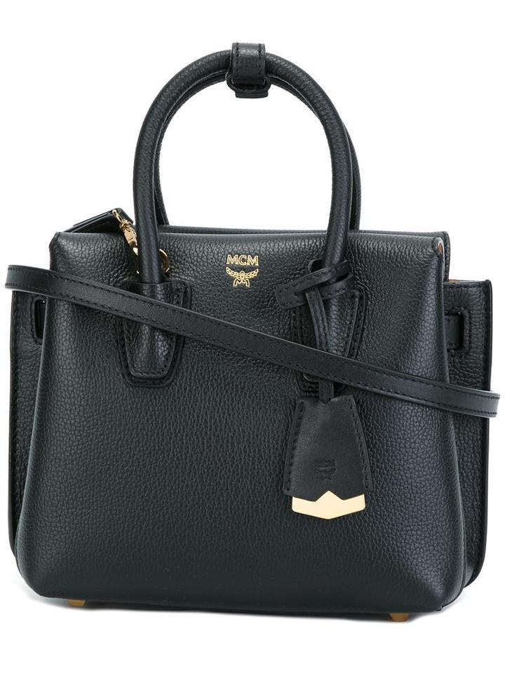 Mcm Milla Tote, Women's, Black, Leather