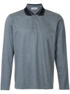 Cerruti 1881 Long Sleeve Polo Shirt - Grey