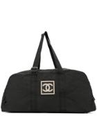 Chanel Pre-owned Sports Line Cc Travel Bag - Black