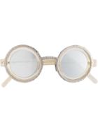 Kuboraum Round Frame Sunglasses - Grey