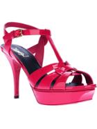 Saint Laurent Tribute Sandals, Women's, Size: 36, Pink/purple, Leather
