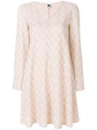 M Missoni Zigzag Knit Dress - Pink & Purple