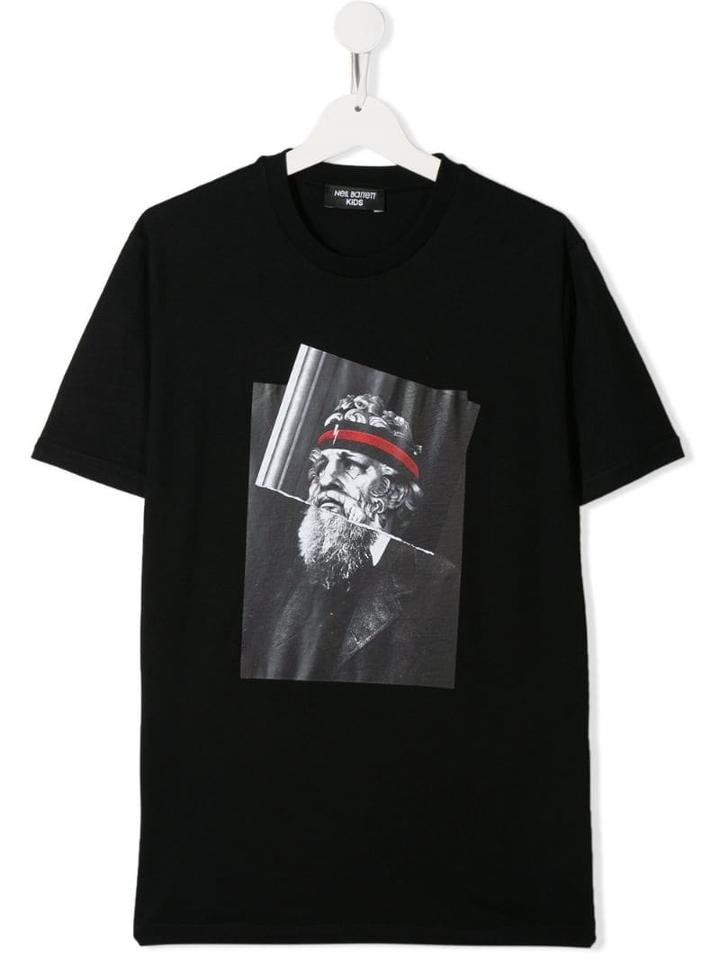 Neil Barrett Kids Neil Barrett Kids 021014100 Nero 100%cotone - Black