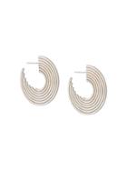 Charlotte Valkeniers Spectrum Hoop Earrings - Silver