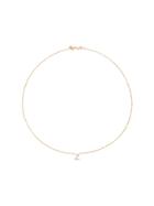 Sydney Evan Diamond Z Necklace - Metallic