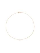 Sydney Evan Diamond Z Necklace - Metallic