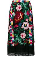 Valentino Floral Print Skirt - Multicolour