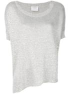 Snobby Sheep Sparkly Knitted Top - Grey