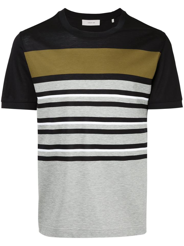 Cerruti 1881 Bold Stripe T-shirt - Grey