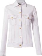 Amapô Slim Jacket, Women's, Size: Pp, White, Cotton/spandex/elastane