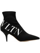 Valentino Valentino Garavani Vltn Sock Booties - Black