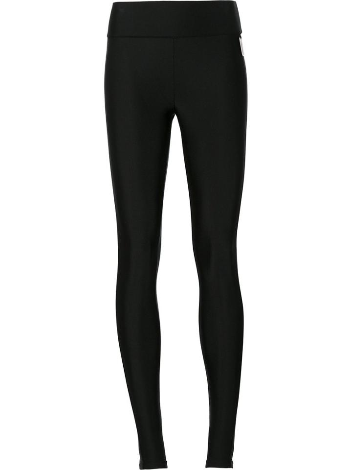 Thomas Wylde - 'ebony' Trousers - Women - Nylon/spandex/elastane - L, Black, Nylon/spandex/elastane