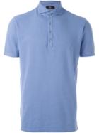 Fay Classic Polo Shirt, Men's, Size: 44, Blue, Cotton