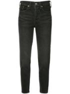 Levi's Skinny Cropped Jeans, Women's, Size: 29, Black, Cotton/spandex/elastane