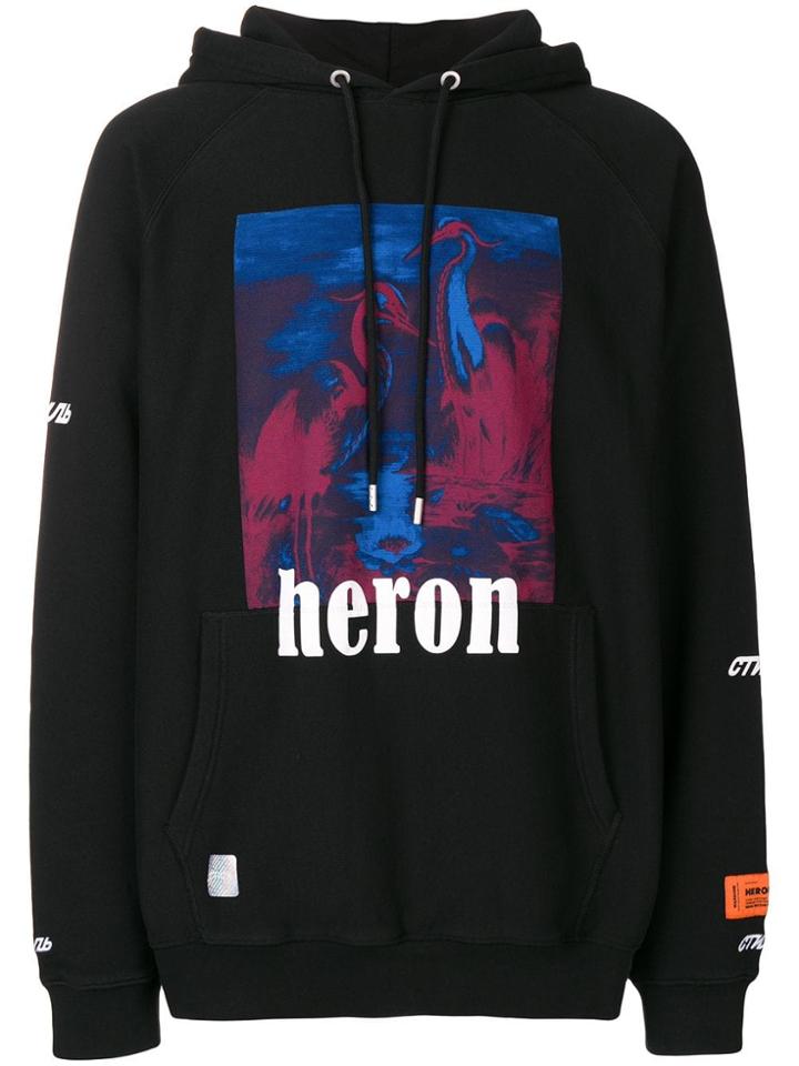 Heron Preston Hp X Mr Porter Printed Sweatshirt - Black