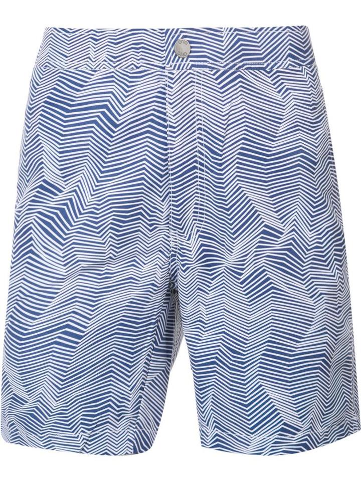 Onia 'calder' Swim Shorts, Men's, Size: 32, Blue, Nylon/polyester/spandex/elastane
