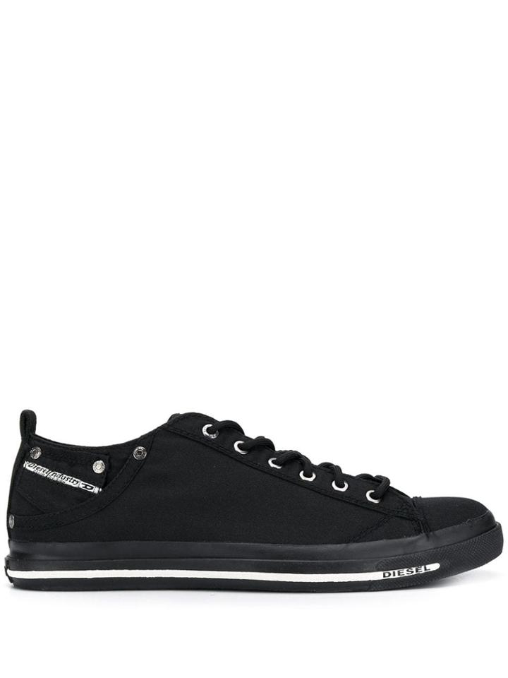 Diesel Exposure Lo-top Sneakers - Black