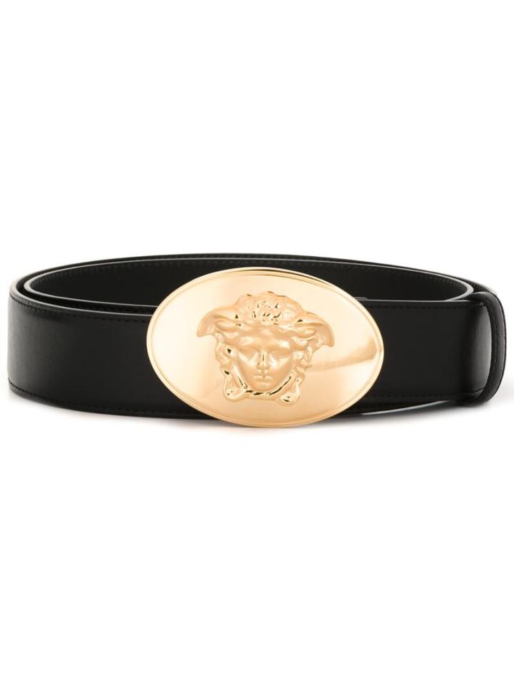 Versace 'medusa' Plate Belt