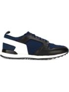 Oamc Panelled Sneakers, Men's, Size: 8, Blue, Leather/neoprene/rubber