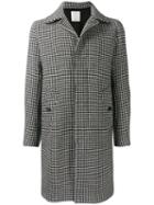 Sandro Paris Houndstooth Coat - Black