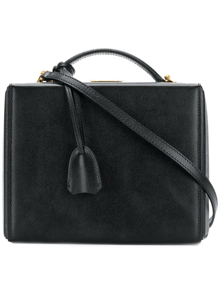 Mark Cross Large Boxy Shoulder Bag - Black