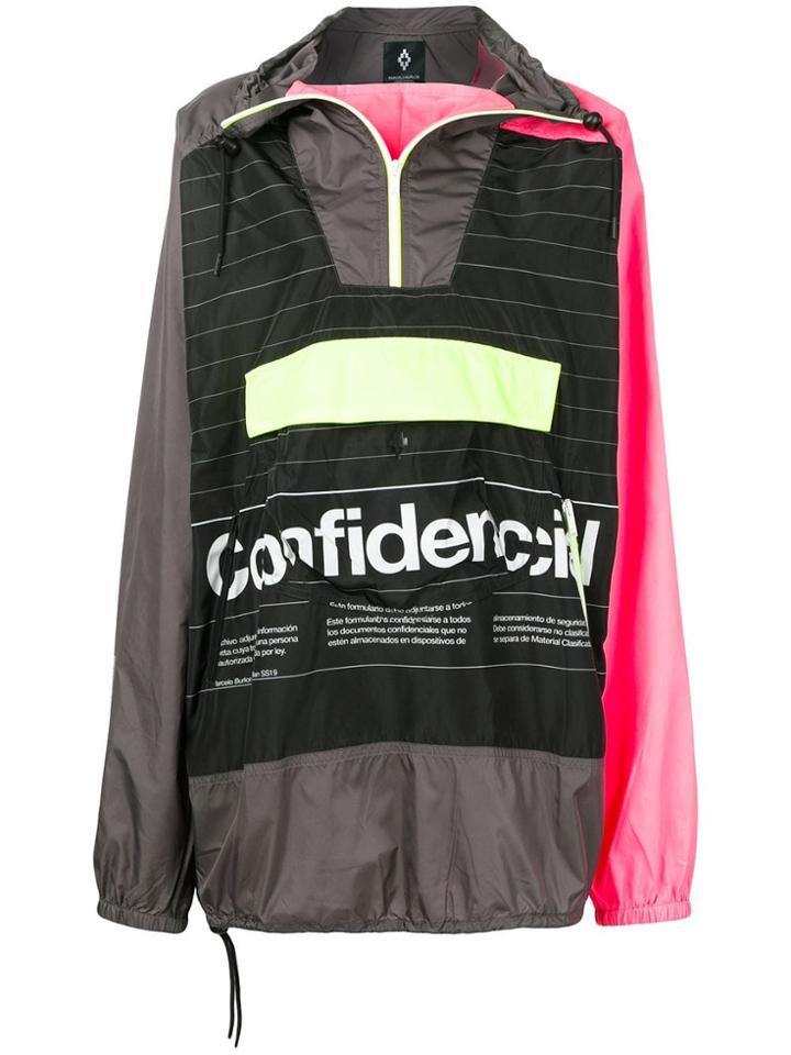 Marcelo Burlon County Of Milan Confidencial Hooded Pullover Jacket -
