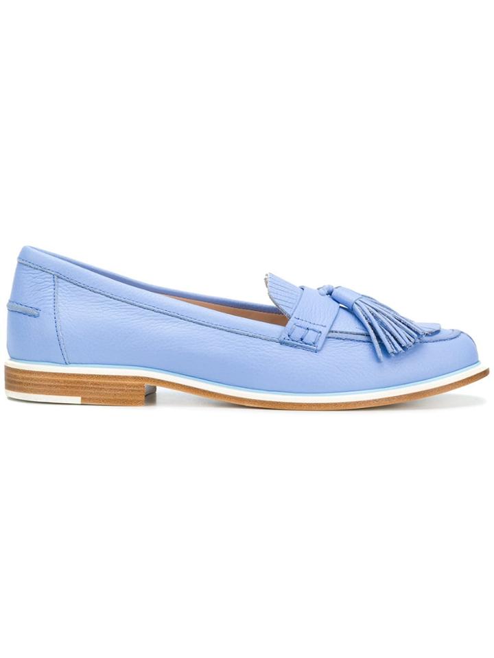 Tod's Fringe Tassel Loafers - Blue