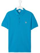 Paul Smith Junior Zebra Crest Polo Shirt - Blue