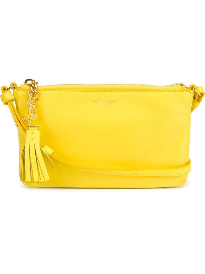 Saint Laurent Tassel Detail Crossbody Bag